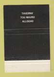 Matchbook Cover - Black Horse Tavern Washington DC 40 Strike
