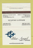 Matchbook Cover - Blue Angel Law Offices Palm Desert CA WEAR 40 Strike