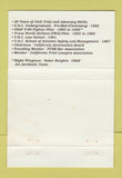 Matchbook Cover - Blue Angel Law Offices Palm Desert CA WEAR 40 Strike