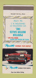 Matchbook Cover - Puritan Plymouth Cranston RI 30 Strike