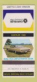 Matchbook Cover - 1969 Chrysler Newport Custom Canada 30 Strike