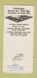 Matchbook Cover - Mayfair Chrysler Plymouth Milwaukee WI 30 Strike