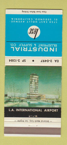 Matchbook Cover - Industrial Blueprint & Supply El Segundo CA 30 Strike