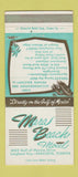 Matchbook Cover - Mara Beach Motel Sarasota FL 30 Strike