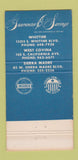 Matchbook Cover - Kiwanis International Banks Whittier West Covina CA 30 Strike