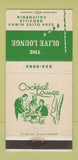 Matchbook Cover - The Olive Lounge Oroville CA 30 Strike