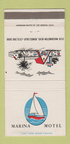 Matchbook Cover - Marina Motel Venice CA 30 Strike