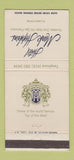 Matchbook Cover - Hotel Mark Hopkins San Francisco CA 30 Strike