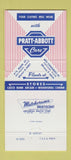 Matchbook Cover - Pratt Abbott Portland Westbrook ME clothes 30 Strike