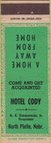 Matchbook Cover - Hotel Cody North Platte NE