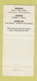 Matchbook Cover - Grano's Restaurant Vail Village Colorado 30 Strike