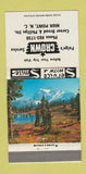 Matchbook Cover - Paige's Crown oil gas? High Point NC 30 Strike
