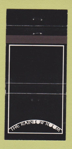 Matchbook Cover - The Rainbow Room New York City Rockefeller Center 30 Strike