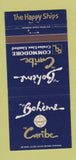 Matchbook Cover - Boheme Caribe Commodore Cruise Lines 30 Strike