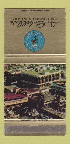 Matchbook Cover - A Sabella's Fisherman's Wharf San Francisco CA 30 Strike
