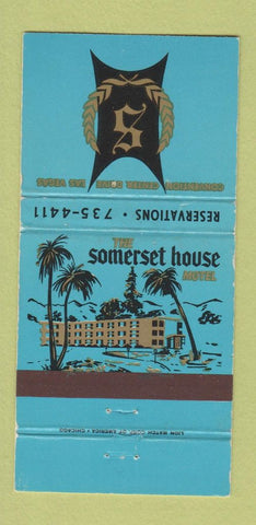 Matchbook Cover - Somerset House Motel Las Vegas NV 30 Strike