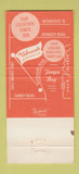 Matchbook Cover - The Colonnade Restaurant Tampa FL seafood 30 Strike