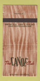 Matchbook Cover - Canoe Club Chicago IL WEAR 30 Strike