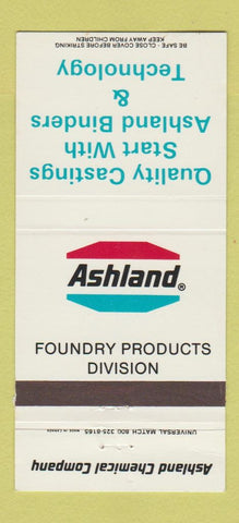 Matchbook Cover - Ashland Foundry Products Dublin OH 30 Strike