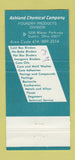 Matchbook Cover - Ashland Foundry Products Dublin OH 30 Strike