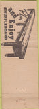 Matchbook Cover - Great Bend KS Recreation  Shuffleboard