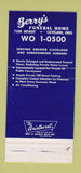 Matchbook Cover - Berry's Funeral Home Cleveland OH 30 Strike