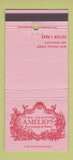 Matchbook Cover - Amelio's Restaurant San Francisco CA 30 Strike
