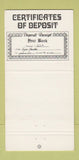 Matchbook Cover - First Capitol Bank West Columbia TX 30 Strike
