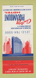 Matchbook Cover - Century Paramount Hotel New York City 30 Strike