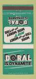 Matchbook Cover - Doral Tires 30 Strike