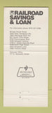 Matchbook Cover - Railroad Savings and Loan 30 Strike