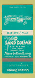 Matchbook Cover - Sand Dollar Restaurant St Petersburg FL SAMPLE 30 Strike