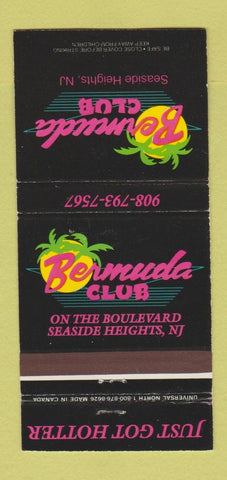 Matchbook Cover - Bermuda Club Seaside Heights NJ 30 Strike