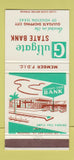 Matchbook Cover - Gulfgate State Bank Houston TX 30 Strike