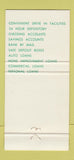 Matchbook Cover - Gulfgate State Bank Houston TX 30 Strike