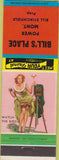 Matchbook Cover - Bill's Place Power MT pinup