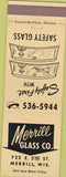 Matchbook Cover - Merrill Glass Co WI