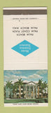Matchbook Cover - Home Federal Savings Palm Beach FL 30 Strike