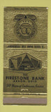 Matchbook Cover - Firestone Bank Akron OH 1966 30 Strike
