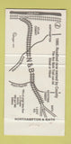 Matchbook Cover - Northampton and Bath Railroad Atlas Cement 30 Strike