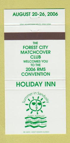 Matchbook Cover - Holiday Inn RMS Convention 2006 Sandusky OH 30 Strike