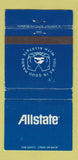 Matchbook Cover - Allstate Insurance WEAR 30 Strike