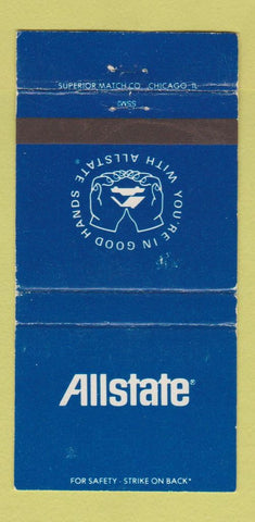 Matchbook Cover - Allstate Insurance WEAR 30 Strike