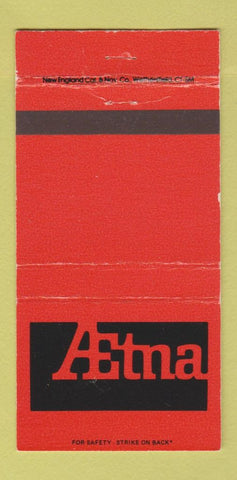 Matchbook Cover - Aetna Insurance 30 Strike