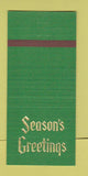 Matchbook Cover - Holiday Inn Richmond VA South Christmas 30 Strike