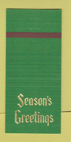 Matchbook Cover - Holiday Inn Richmond VA South Christmas 30 Strike
