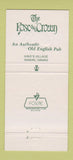 Matchbook Cover - Rose and Crown Pub Waikiki Hwaii 30 Strike