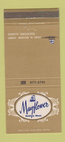 Matchbook Cover - Mayflower Rockford IL restaurant 30 Strike