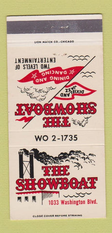 Matchbook Cover - The Showboat  30 Strike