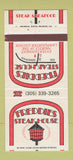 Matchbook Cover - Freddies Steak House Orlando FL 30 Strike